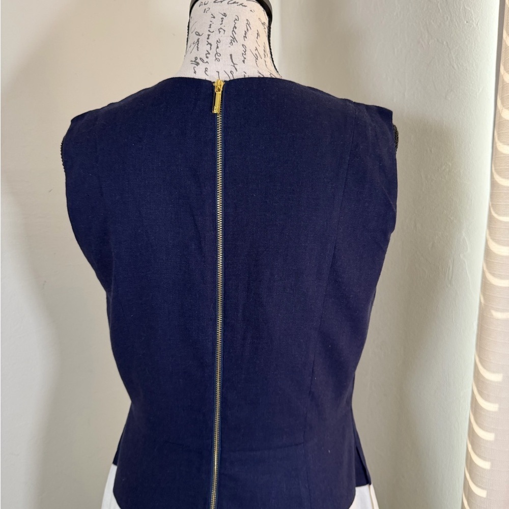 JB by Julie Brown Navy and White Midi Dress - Picture 6 of 10